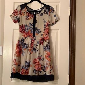 Bar III floral skater dress